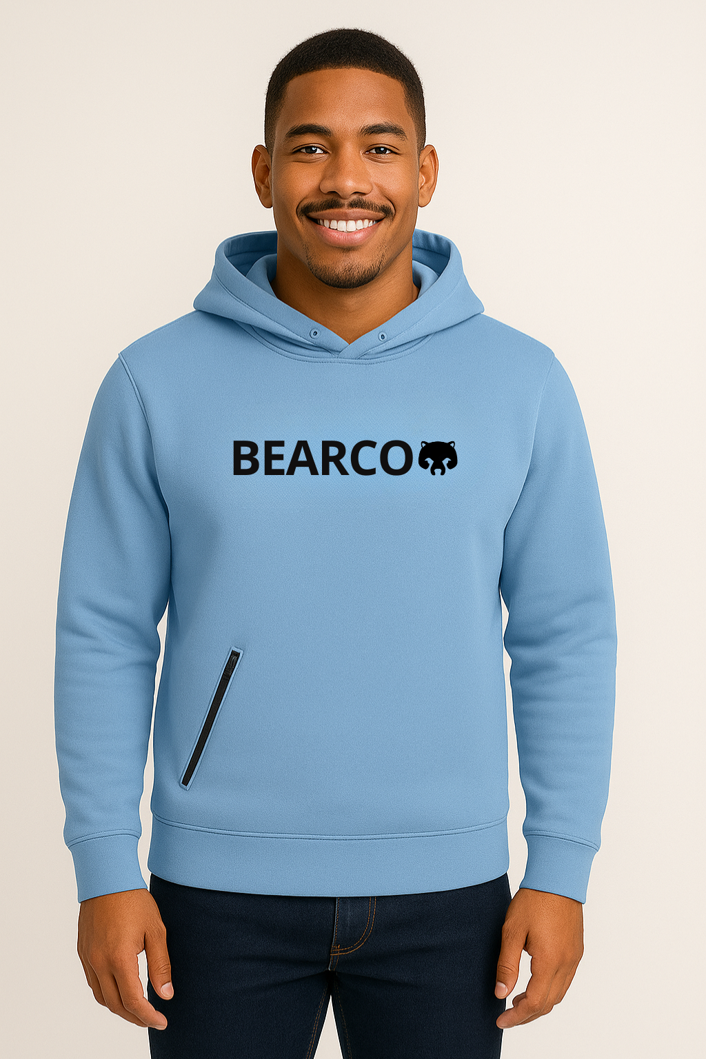 Hoddie Street Azul bebe