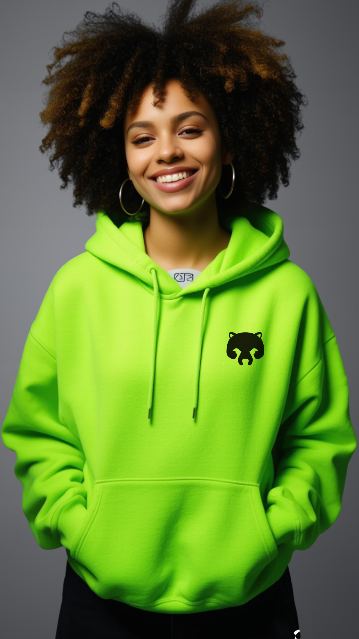 Hoddie Classic Verde Neón