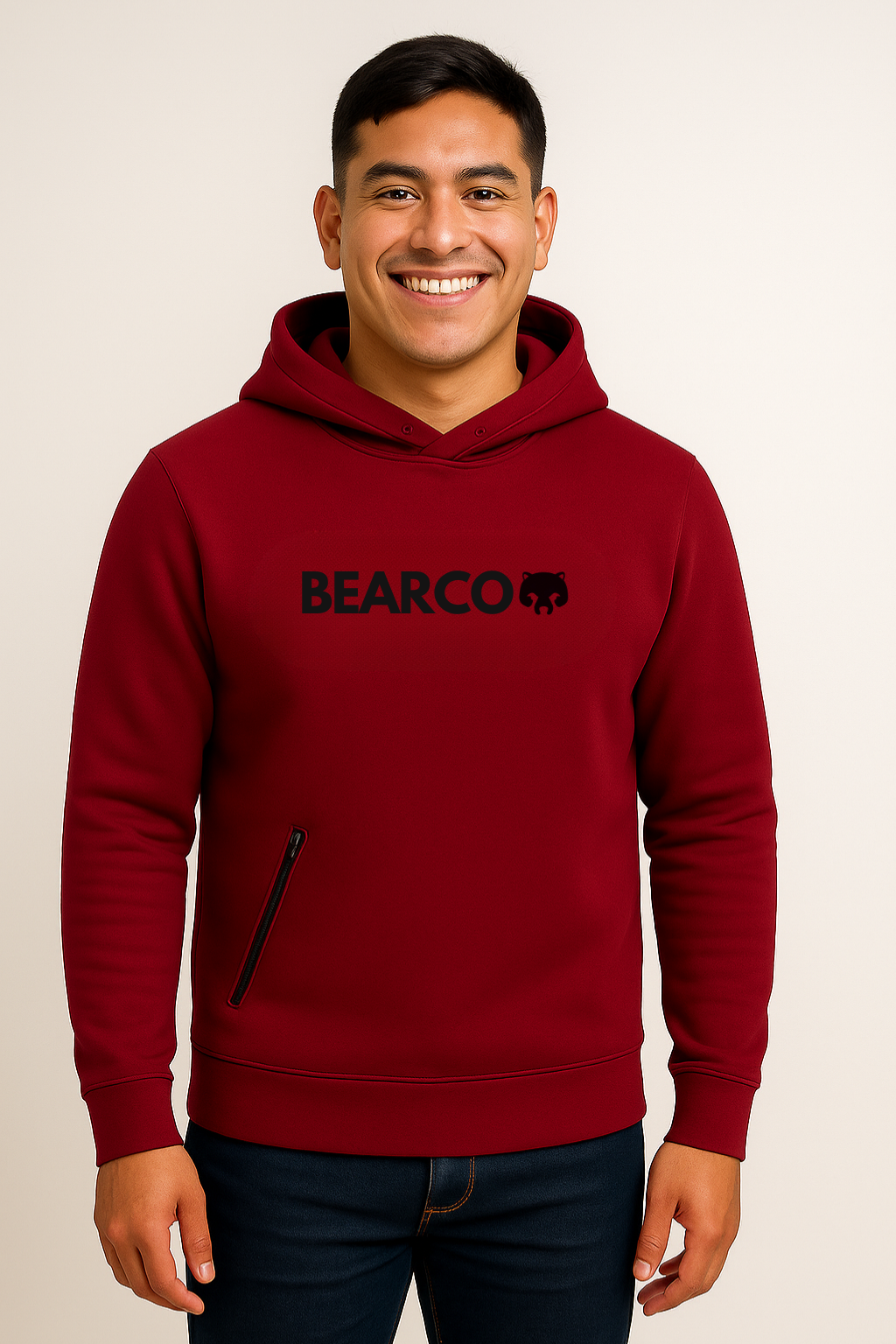 Hoddie Street Rojo