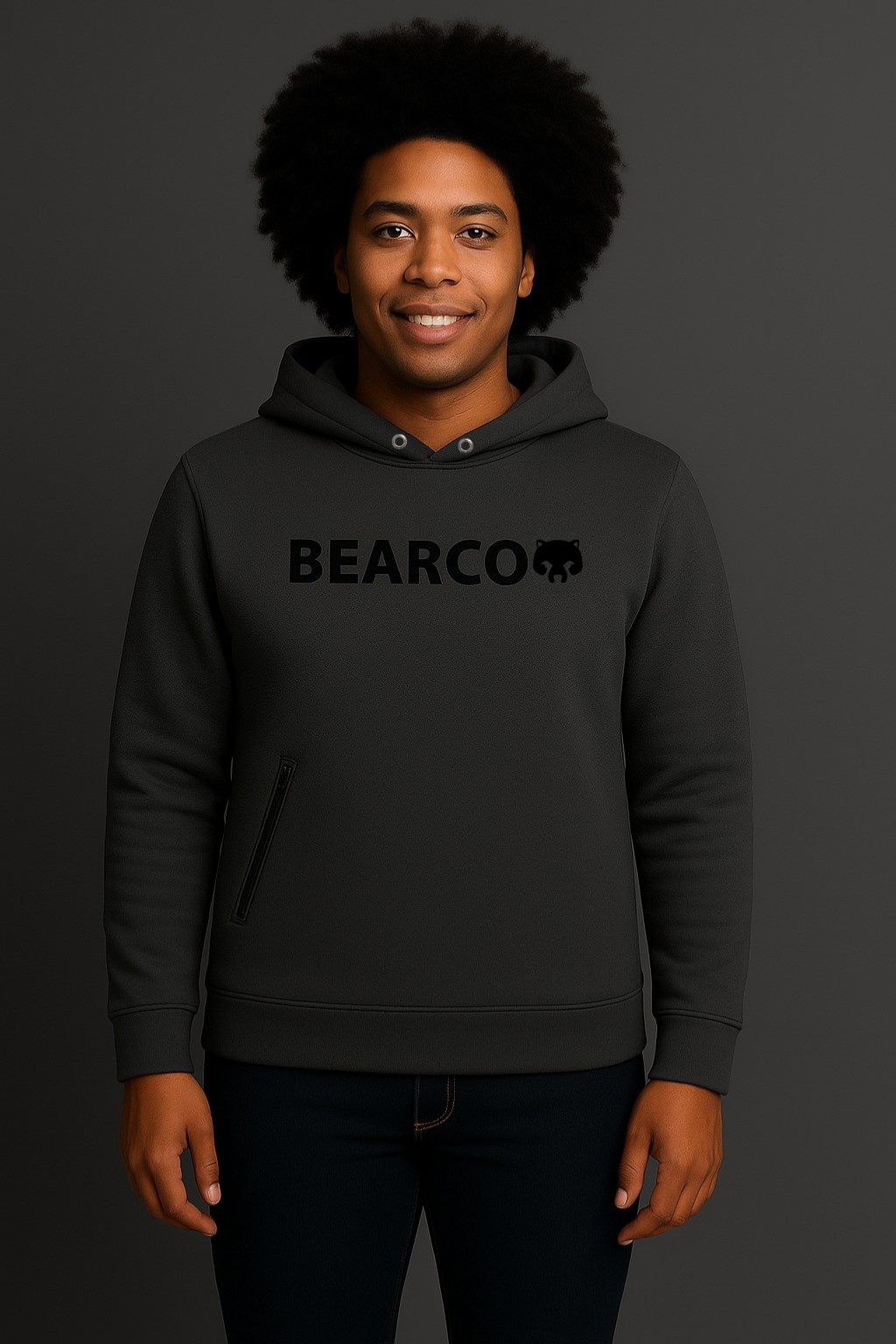 Hoodie Street Gris oscuro