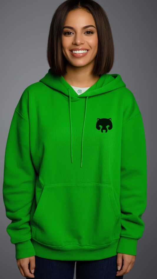 Hoddie Classic verde Neon